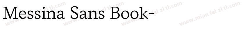 Messina Sans Book字体转换